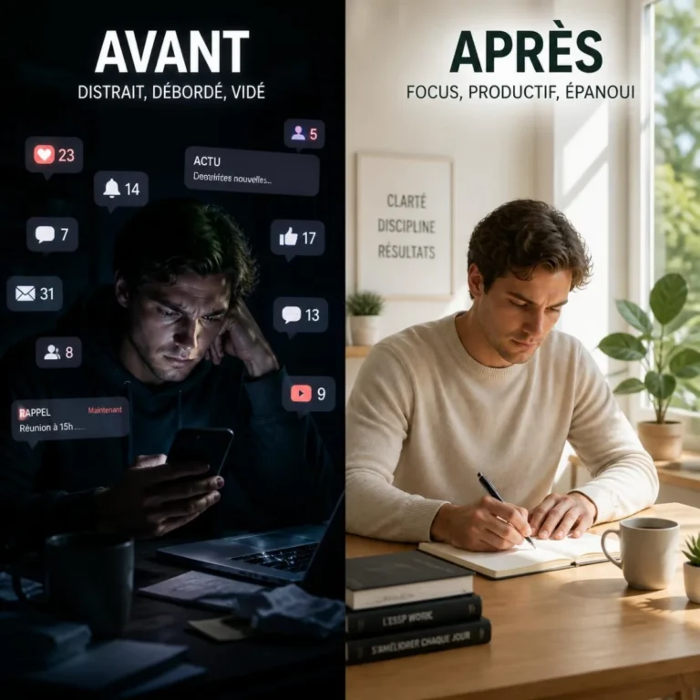 Les bénéfices observés quand le téléphone est mis en pause : concentration retrouvée